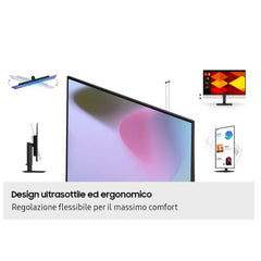 Monitor Business, FHD, 100Hz, Speaker, Stand Regolabile e Pivot, EPEAT Gold