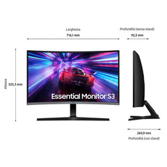 S32D390  Monitor Curvo, FHD, 100Hz