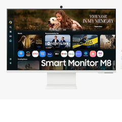 S32FM801  Smart Monitor, UHD con USB-C, Slim Fit Camera, Speaker e Telecomando
