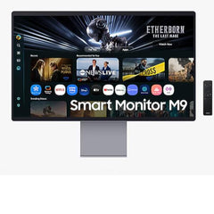 S32FM900  Smart Monitor, UHD QD-OLED con USB-C, Webcam, Speaker e Telecomando