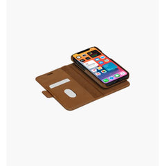 Lynge - Custodia in Pelle per iPhone 12 mini - Cuoio