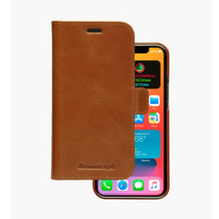 Lynge - Custodia in Pelle per iPhone 12/12 Pro - Cuoio