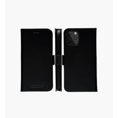 Lynge - Custodia in Pelle per iPhone 12/12 Pro- Nero