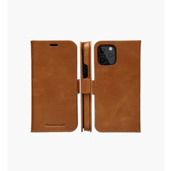 Lynge - Custodia in Pelle per iPhone 12 Pro Max - Cuoio