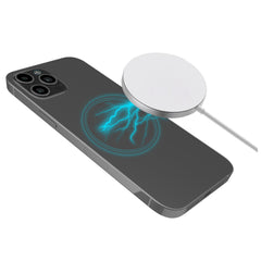 MAGCHARGE - Basetta di ricarica Magsafe con cavo USB-C integrato, potenza massima 10 Watt