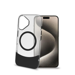 MAGDUAL - Cover trasparente con finitura soft touch compatibile con la tecnologia Magsafe per Apple iPhone 16  [IPHONE 16 CASES]