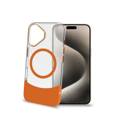 MAGDUAL - Cover trasparente con finitura soft touch compatibile con la tecnologia Magsafe per Apple iPhone 16  [IPHONE 16 CASES]