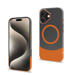 MAGDUAL - Cover trasparente con finitura soft touch compatibile con la tecnologia Magsafe per Apple iPhone 16  [IPHONE 16 CASES]