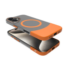 MAGDUAL - Cover trasparente con finitura soft touch compatibile con la tecnologia Magsafe per Apple iPhone 16  [IPHONE 16 CASES]