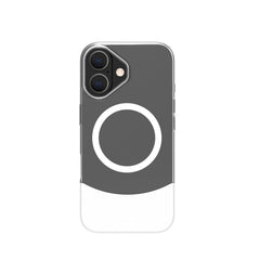 MAGDUAL - Cover trasparente con finitura soft touch compatibile con la tecnologia Magsafe per Apple iPhone 16  [IPHONE 16 CASES]