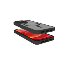 MAGMATT - Cover morbida trasparente con bordi effetto opaco compatibile con la tecnologia Magsafe per Apple iPhone 14 Pro