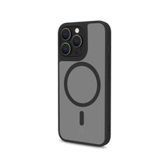 MAGMATT - Cover morbida trasparente con bordi effetto opaco compatibile con la tecnologia Magsafe per Apple iPhone 14 Pro
