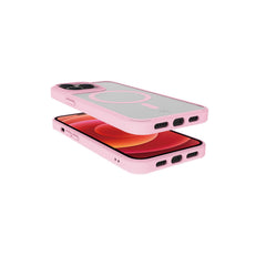MAGMATT - Cover morbida trasparente con bordi effetto opaco compatibile con la tecnologia Magsafe per Apple iPhone 14 Pro