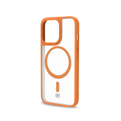 MAGMATT - Cover morbida trasparente con bordi effetto opaco compatibile con la tecnologia Magsafe per Apple iPhone 14 Pro