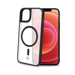 MAGMATT - Cover morbida trasparente con bordi effetto opaco compatibile con la tecnologia Magsafe per Apple iPhone 14 Plus