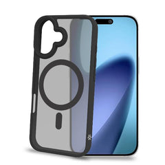 MAGMATT - Cover morbida trasparente con bordi effetto opaco compatibile con la tecnologia Magsafe per Apple iPhone 17 [IPHONE 17 CASES]