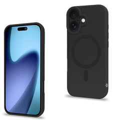 MAGMATT - Cover morbida trasparente con bordi effetto opaco compatibile con la tecnologia Magsafe per Apple iPhone 17 [IPHONE 17 CASES]