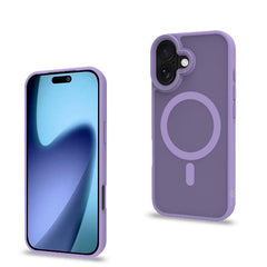 MAGMATT - Cover morbida trasparente con bordi effetto opaco compatibile con la tecnologia Magsafe per Apple iPhone 17 [IPHONE 17 CASES]