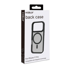 MAGMATT - Cover morbida trasparente con bordi effetto opaco compatibile con la tecnologia Magsafe per Apple iPhone 17 Pro [IPHONE 17 CASES]