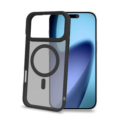 MAGMATT - Cover morbida trasparente con bordi effetto opaco compatibile con la tecnologia Magsafe per Apple iPhone 17 Pro Max [IPHONE 17 CASES]