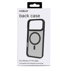 MAGMATT - Cover morbida trasparente con bordi effetto opaco compatibile con la tecnologia Magsafe per Apple iPhone 17 Pro Max [IPHONE 17 CASES]