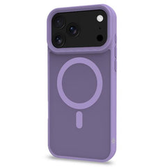 MAGMATT - Cover morbida trasparente con bordi effetto opaco compatibile con la tecnologia Magsafe per Apple iPhone 17 Pro Max  [IPHONE 17 CASES]