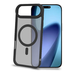 MAGMATT - Cover morbida trasparente con bordi effetto opaco compatibile con la tecnologia Magsafe per Apple iPhone Air [IPHONE 17 CASES]