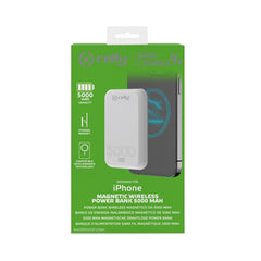 MAGPB5000EVO - 10W Wireless Powerbank 5000 mAh