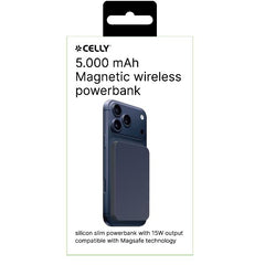 MAGPBMATCH5BL - 15W Wireless Powerbank 5000 mAh LED