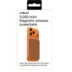 MAGPBMATCH5OR - 15W Wireless Powerbank 5000 mAh LED