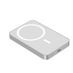 MAGPBMATCH5WH - 15W Wireless Powerbank 5000 mAh LED
