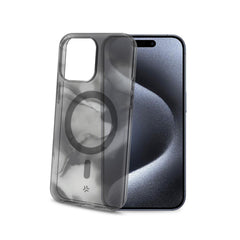 MAGSHADES - Cover semi-trasparente dotata di tecnologia Magsafe, bordi rinforzati, protezione tasti compatibile per Apple iPhone 15 Pro