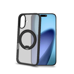 MAGSTAND - Cover in TPU semi trasparente con anello magnetico integrato che funge da stand compatibile con la tecnologia Magsafe per Apple IPhone 17 [IPHONE 17 CASES]