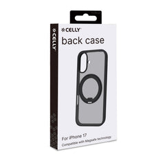 MAGSTAND - Cover in TPU semi trasparente con anello magnetico integrato che funge da stand compatibile con la tecnologia Magsafe per Apple IPhone 17 [IPHONE 17 CASES]