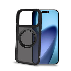 MAGSTAND - Cover in TPU semi trasparente con anello magnetico integrato che funge da stand compatibile con la tecnologia Magsafe per Apple IPhone 17 Pro [IPHONE 17 CASES]