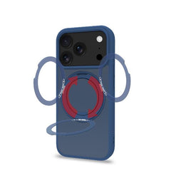 MAGSTAND - Cover in TPU semi trasparente con anello magnetico integrato che funge da stand compatibile con la tecnologia Magsafe per Apple IPhone 17 Pro [IPHONE 17 CASES]