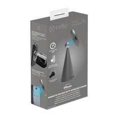 MAGSTANDCHARGE - Supporto da scrivania magnetico con ricarica wireless, potenza massima 15 Watt, cavo USB-A a USB-C incluso