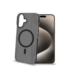 MAGSUIT - Cover semi trasparente in materiale PC compatibile con la tecnologia Magsafe texture ruvida compatibile con Apple iPhone 16 [IPHONE 16 CASES]