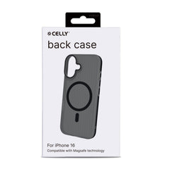 MAGSUIT - Cover semi trasparente in materiale PC compatibile con la tecnologia Magsafe texture ruvida compatibile con Apple iPhone 16 [IPHONE 16 CASES]