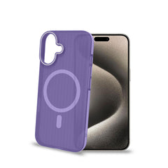MAGSUIT - Cover semi trasparente in materiale PC compatibile con la tecnologia Magsafe texture ruvida compatibile con Apple iPhone 16 [IPHONE 16 CASES]