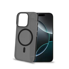 MAGSUIT - Cover semi trasparente in materiale PC compatibile con la tecnologia Magsafe texture ruvida compatibile con Apple iPhone 16 Pro [IPHONE 16 CASES]