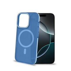 MAGSUIT - Cover semi trasparente in materiale PC compatibile con la tecnologia Magsafe texture ruvida compatibile con Apple iPhone 16 Pro [IPHONE 16 CASES]