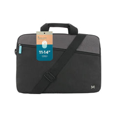 Borsa Essential con apertura dall'alto 11-14'' - Nera e grigia - 8 Litri