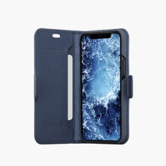 Milano - Custodia in pelle Soffiano per iPhone 12 mini - Blu