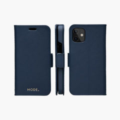 Milano - Custodia in pelle Soffiano per iPhone 12 mini - Blu