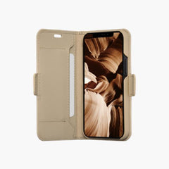 Milano - Custodia in pelle Saffiano per iPhone 12 mini - Rosa Sabbia