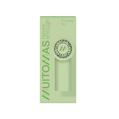 MUITOMAS - Ventolina portatile verde salvia