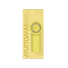 MUITOMAS - Ventolina portatile giallo