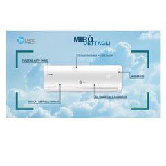Climatizzatore Monosplit "DILOC MIRO'" - 9.000 BTU da 2,6 KW - WiFi Ready - Pompa di Calore - Classe A++