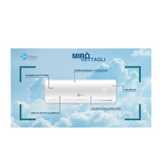 Climatizzatore Monosplit "DILOC MIRO'" - 24.000 BTU da 7,0 KW - WiFi Ready - Pompa di Calore - Classe A++